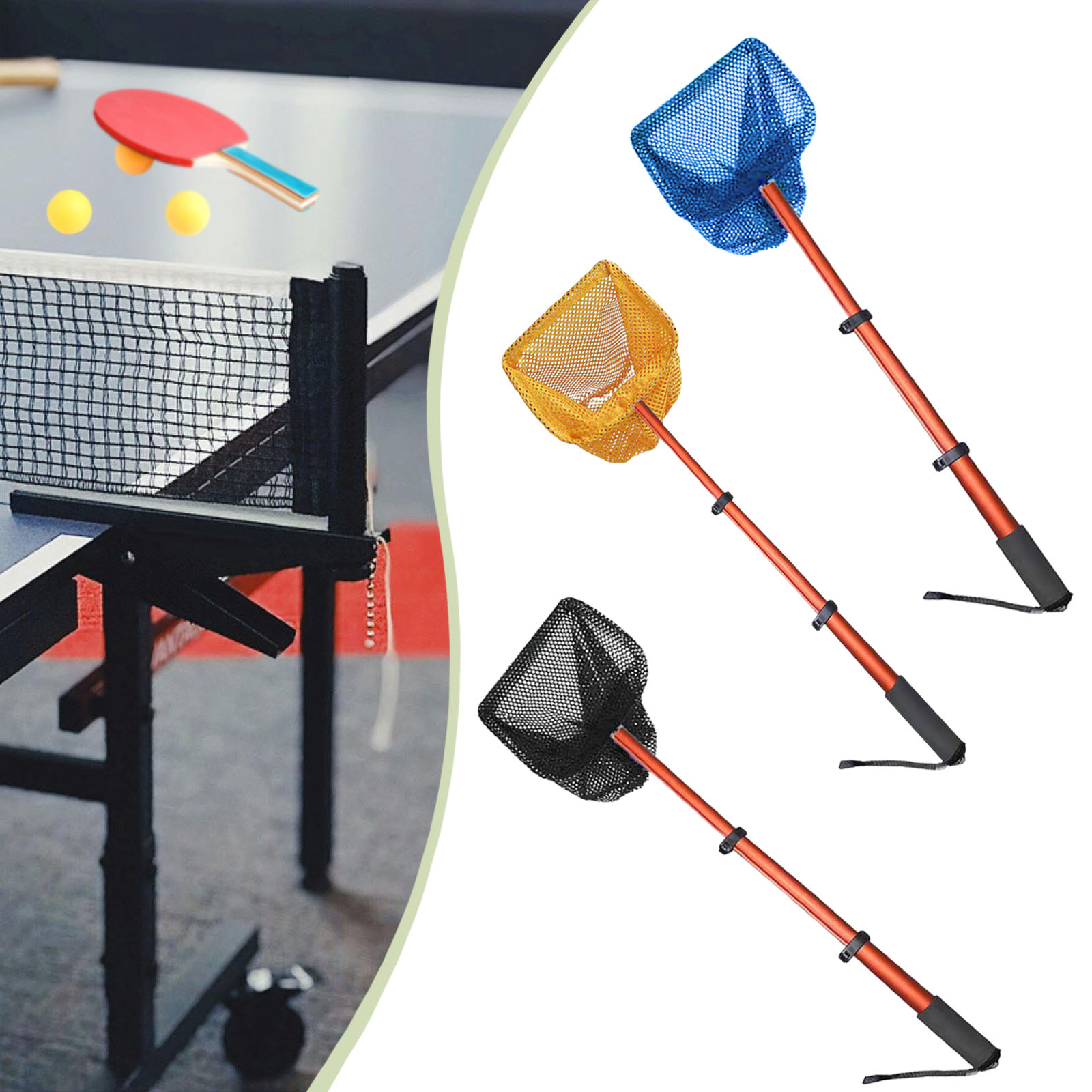 Table Tennis Barrier - Сетка для сбора мячей для настольного