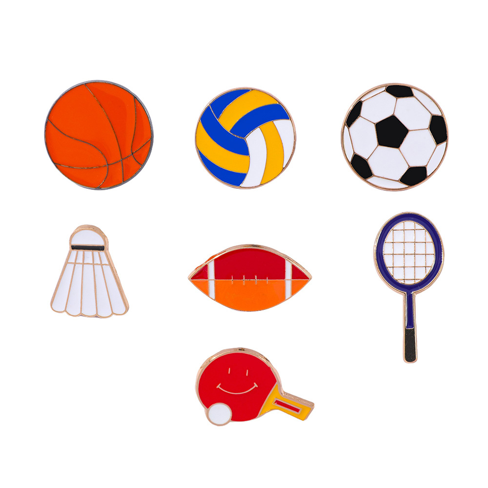 Table Tennis Movie - Набор металлических значков в форме спортивных