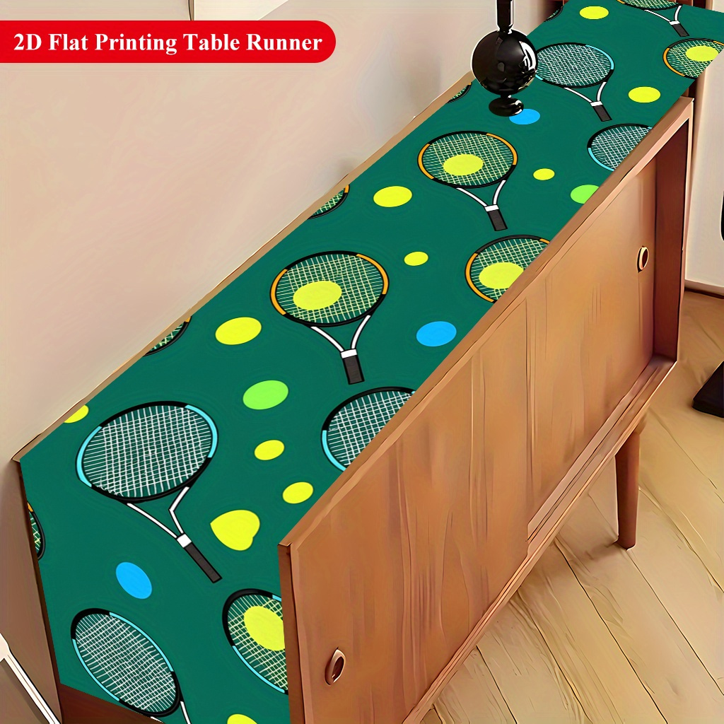 Скатерть с рисунком теннисных  – обзор и цена Table Tennis News Today